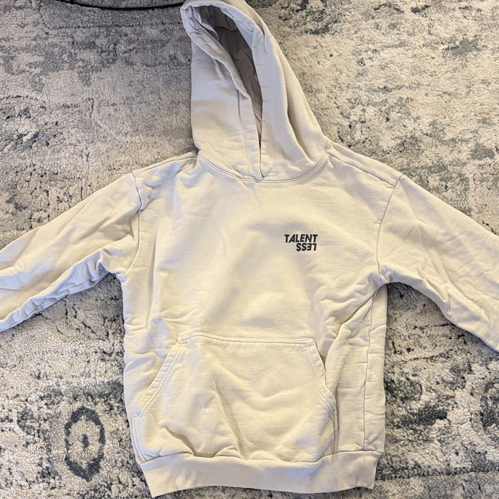 Talentless Cream Hoodie